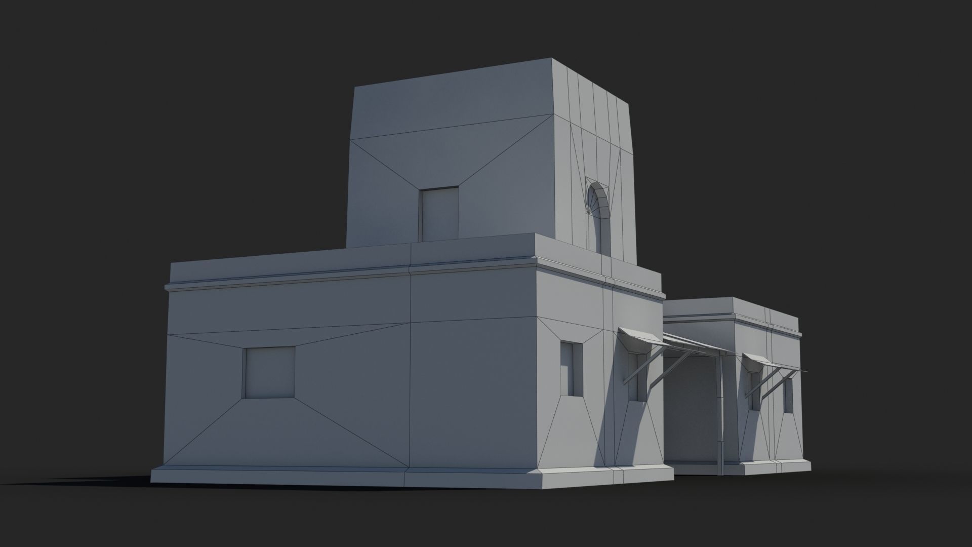 Arab xx18 Low-poly 3D model_9