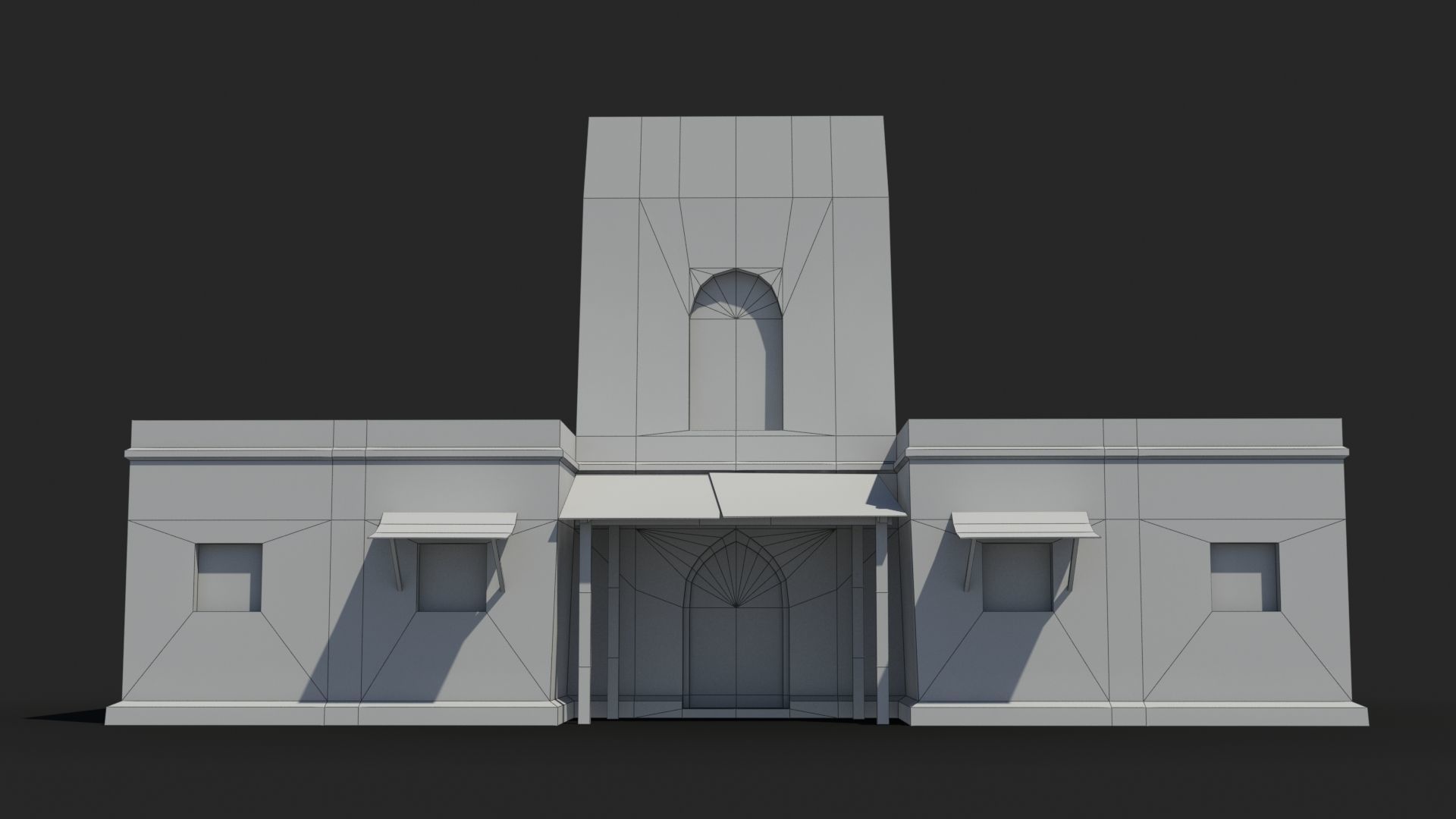 Arab xx18 Low-poly 3D model_6