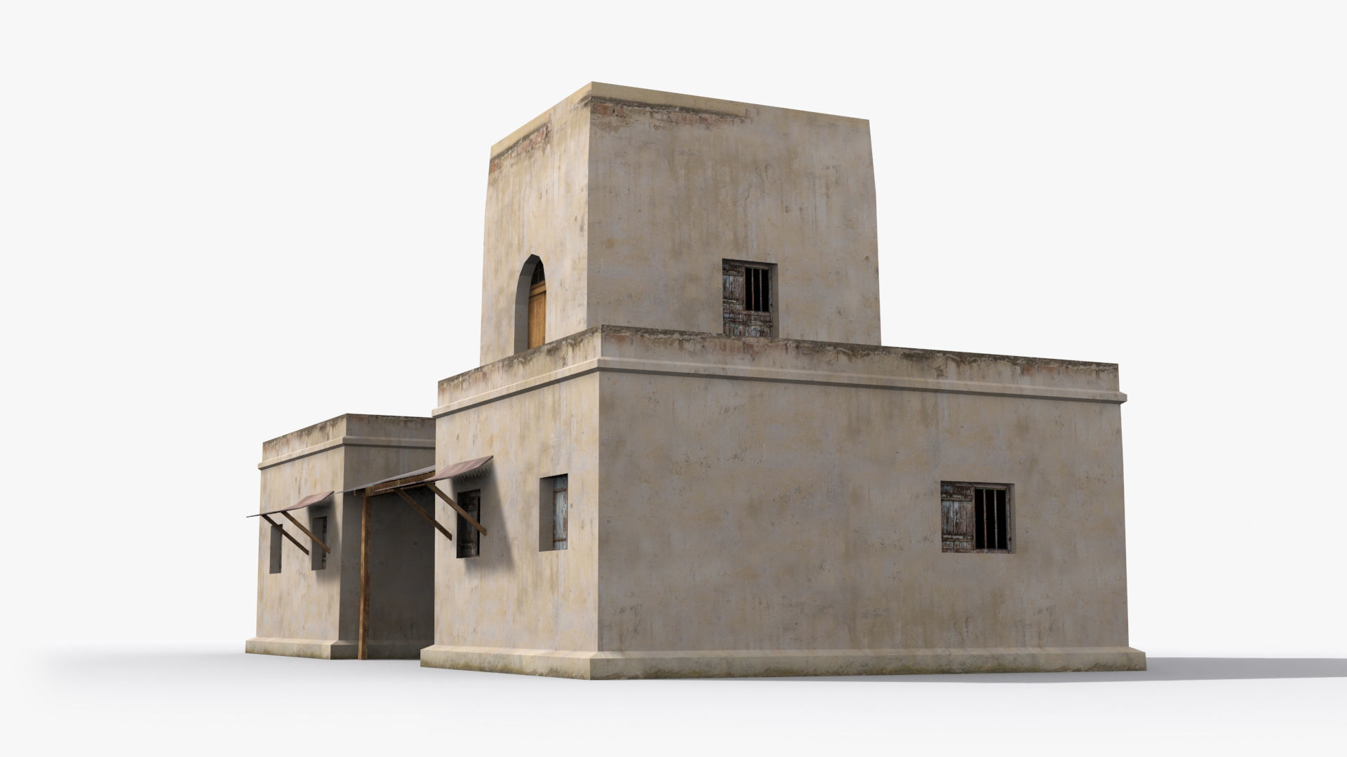 Arab xx18 Low-poly 3D model_3