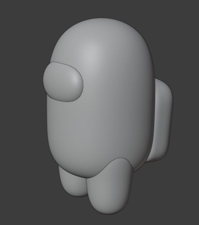 Among Us character 3D model_5