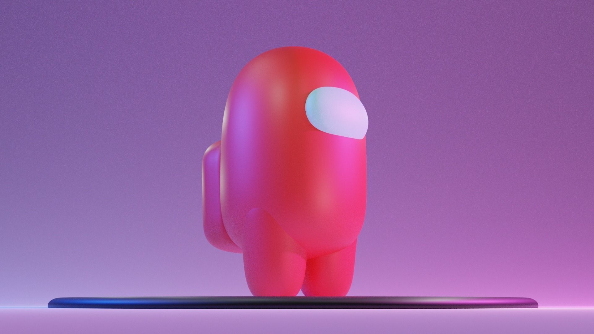 Among Us character 3D model_1