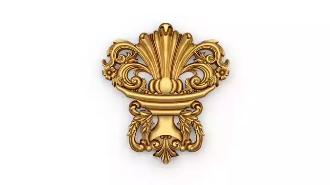 Classic decor ornament 07 3D print model