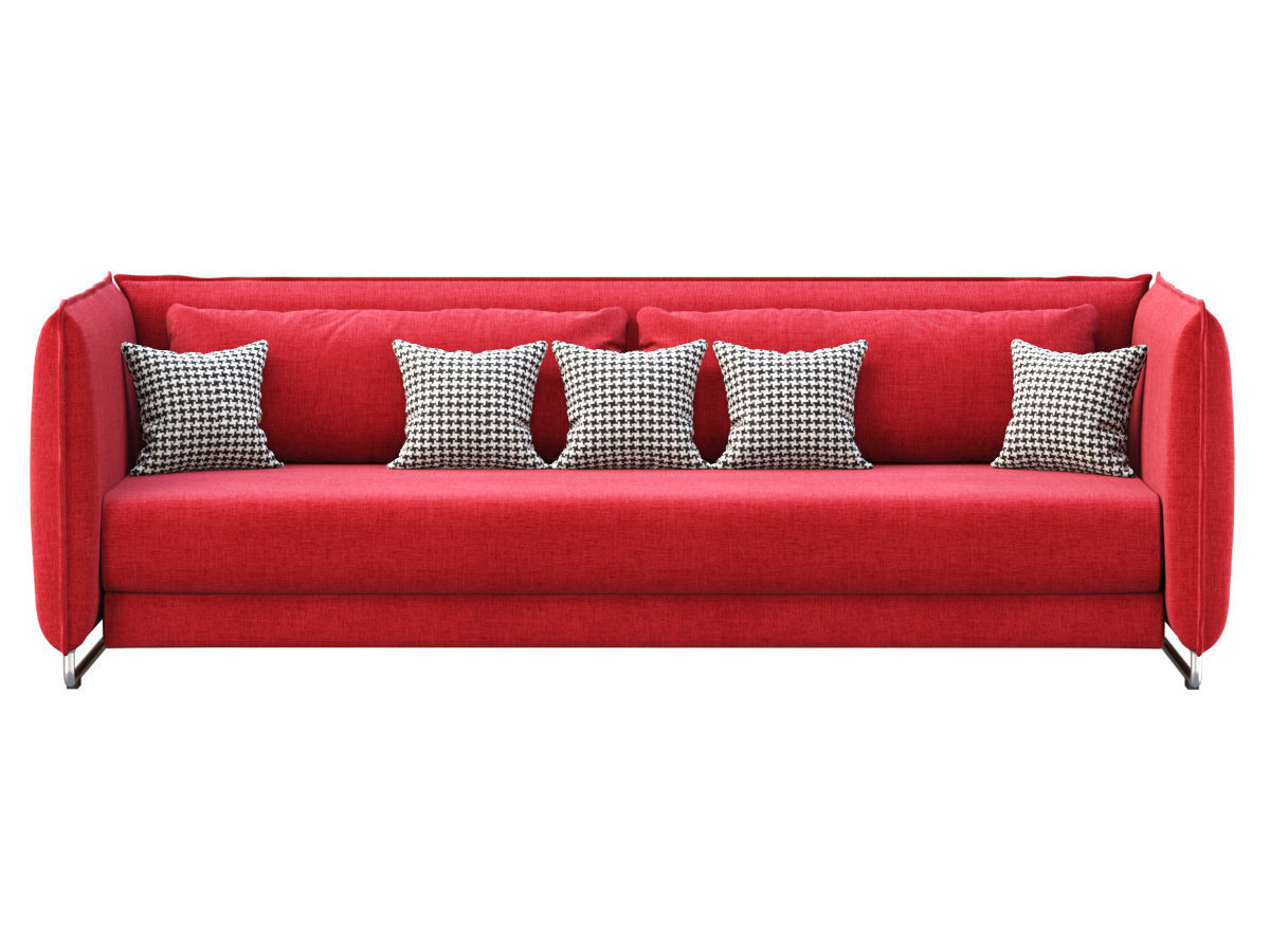 Sofa Metro by Softline  3D model_2