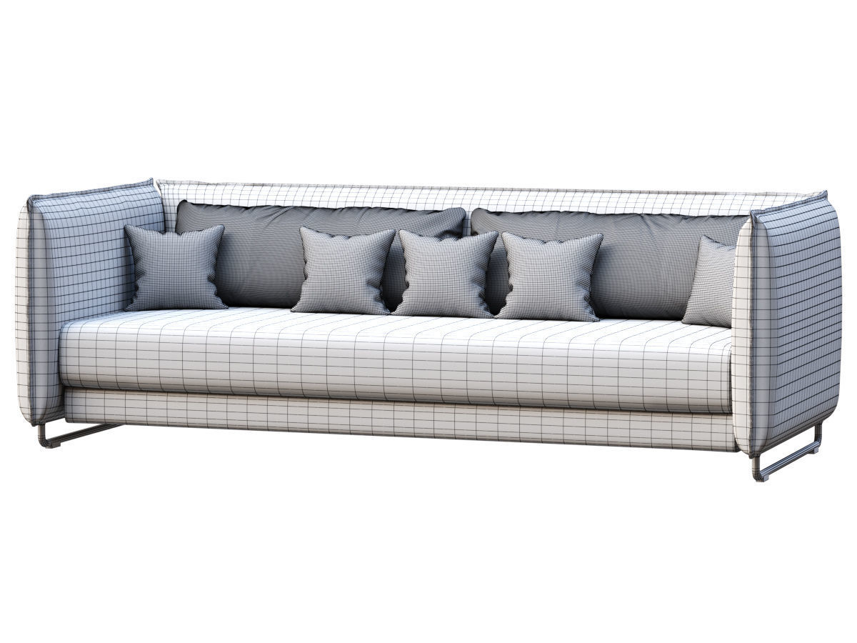 Sofa Metro by Softline  3D model_4