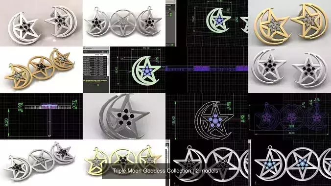 Triple Moon Goddess Collection 