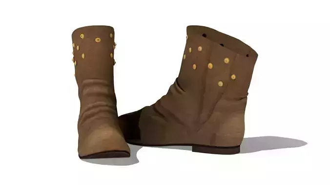 Ladies Flat Ankle Boots