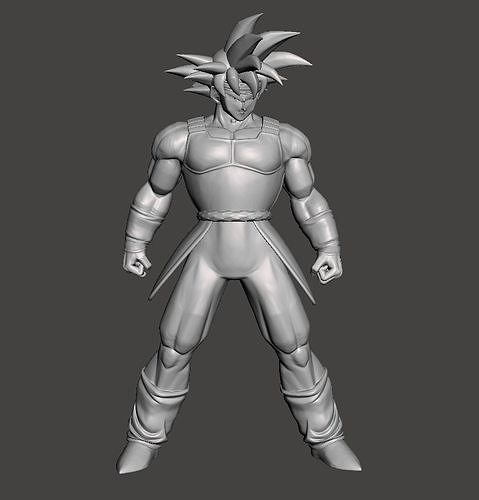 Bardock 3D Model dragon ball z character 3D print model