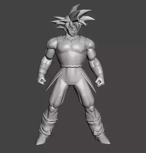Bardock 3D Model dragon ball z character 3D print model