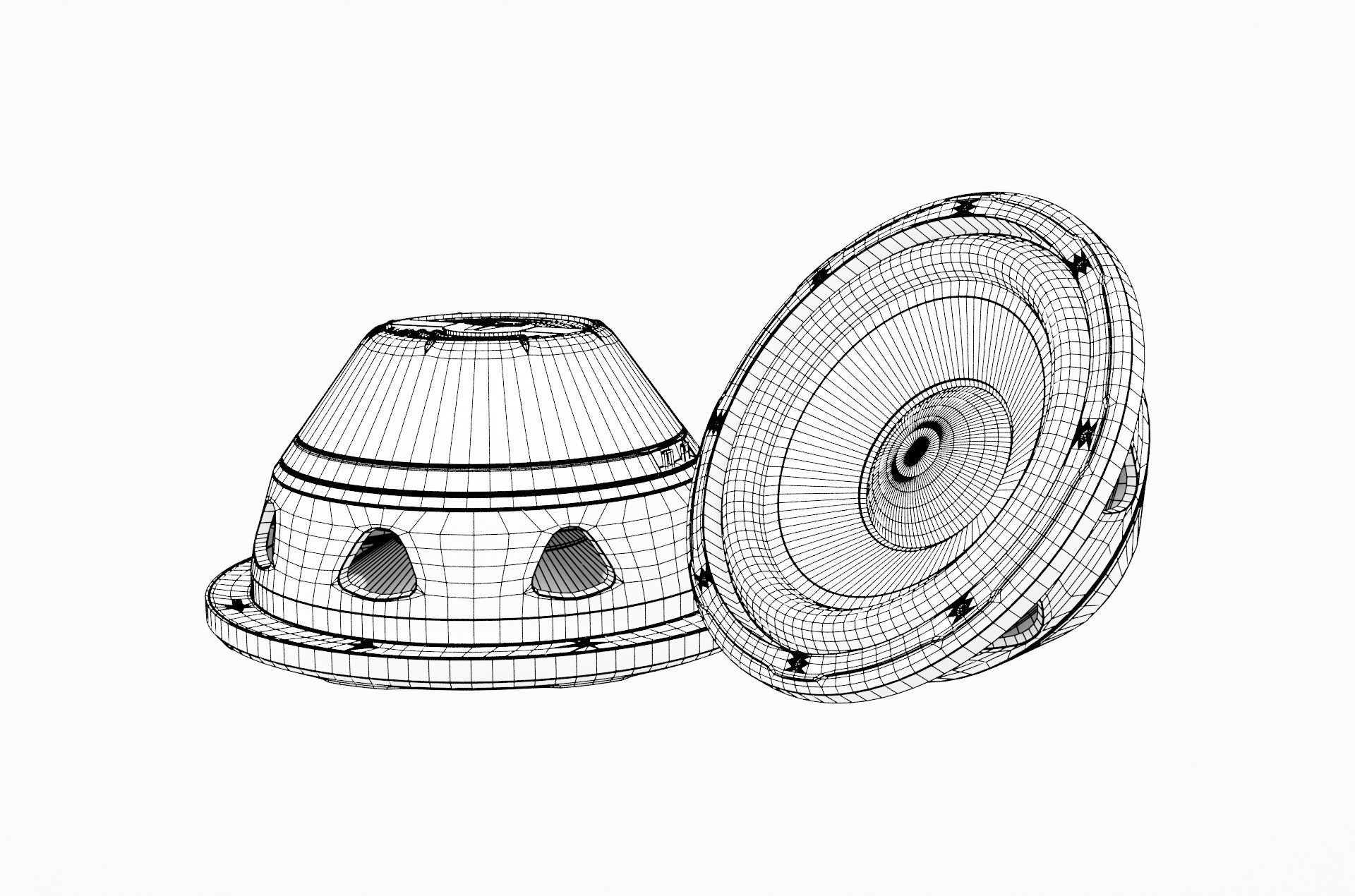 Speaker SubWoofer JL Audio - Blender 3d 3D model_8