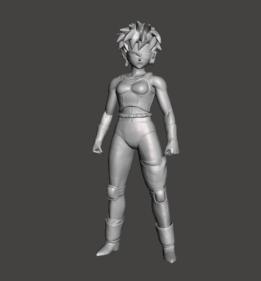 Full Team Bardock 3D Model 3D print model_4