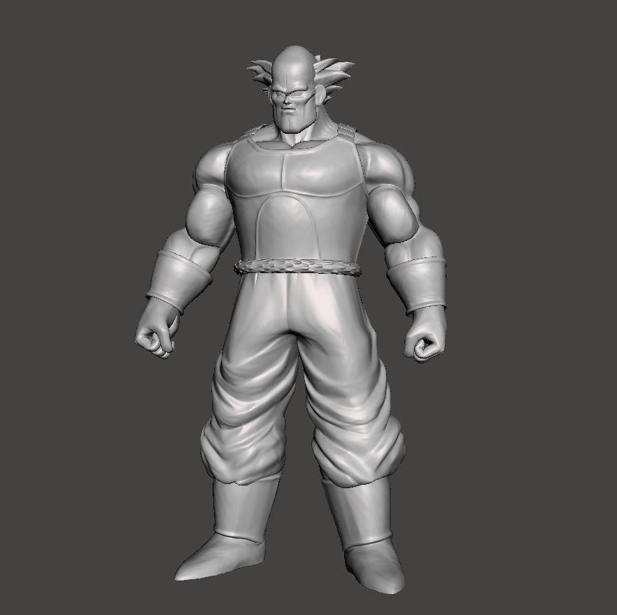 Full Team Bardock 3D Model 3D print model_3