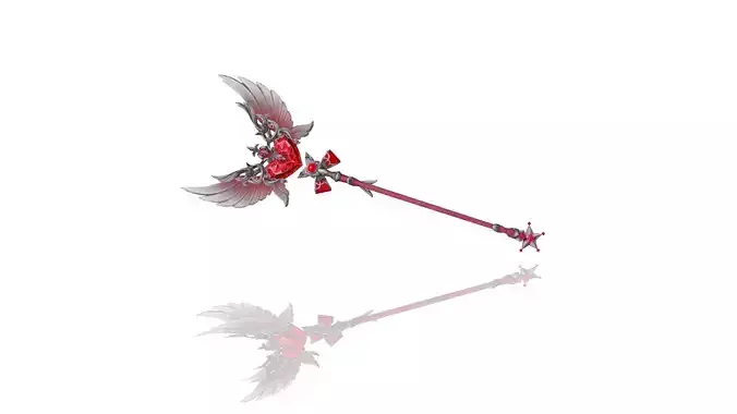 Blessed Scepter Low-poly 3D model