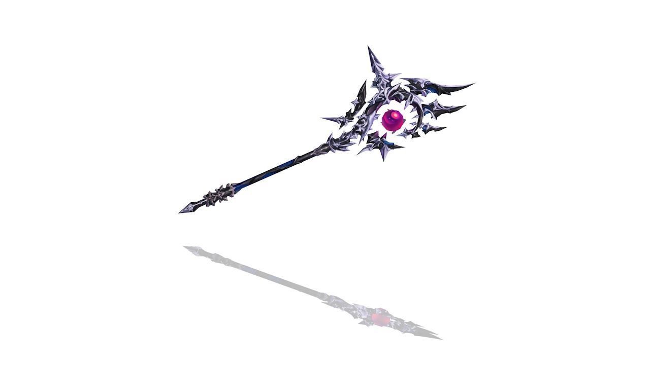 Cursed Scepter Low-poly 3D model_1