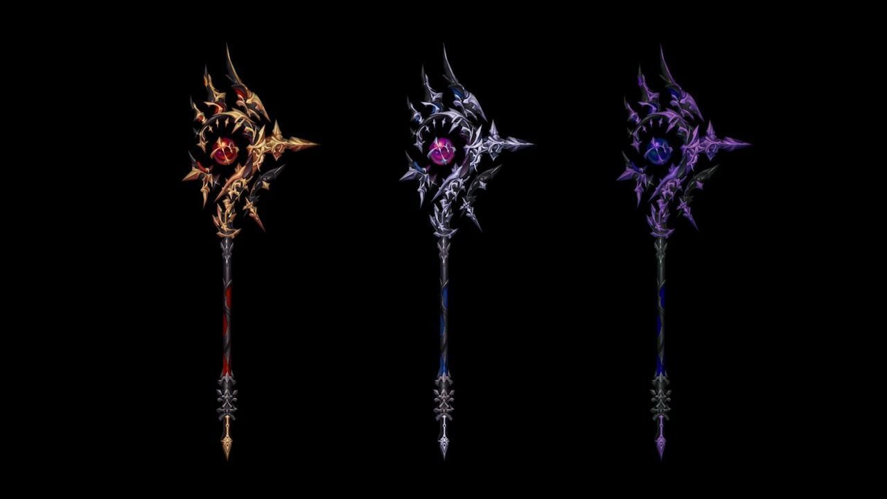 Cursed Scepter Low-poly 3D model_4