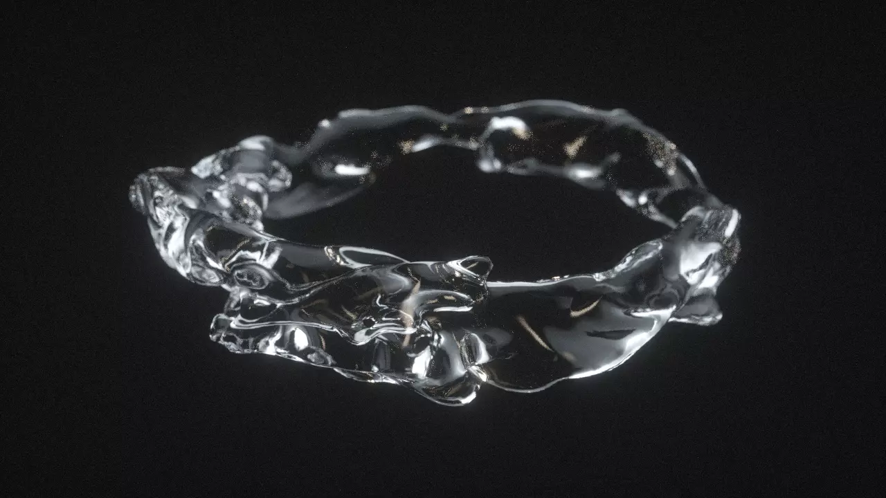 Circle Water Animated 3D model