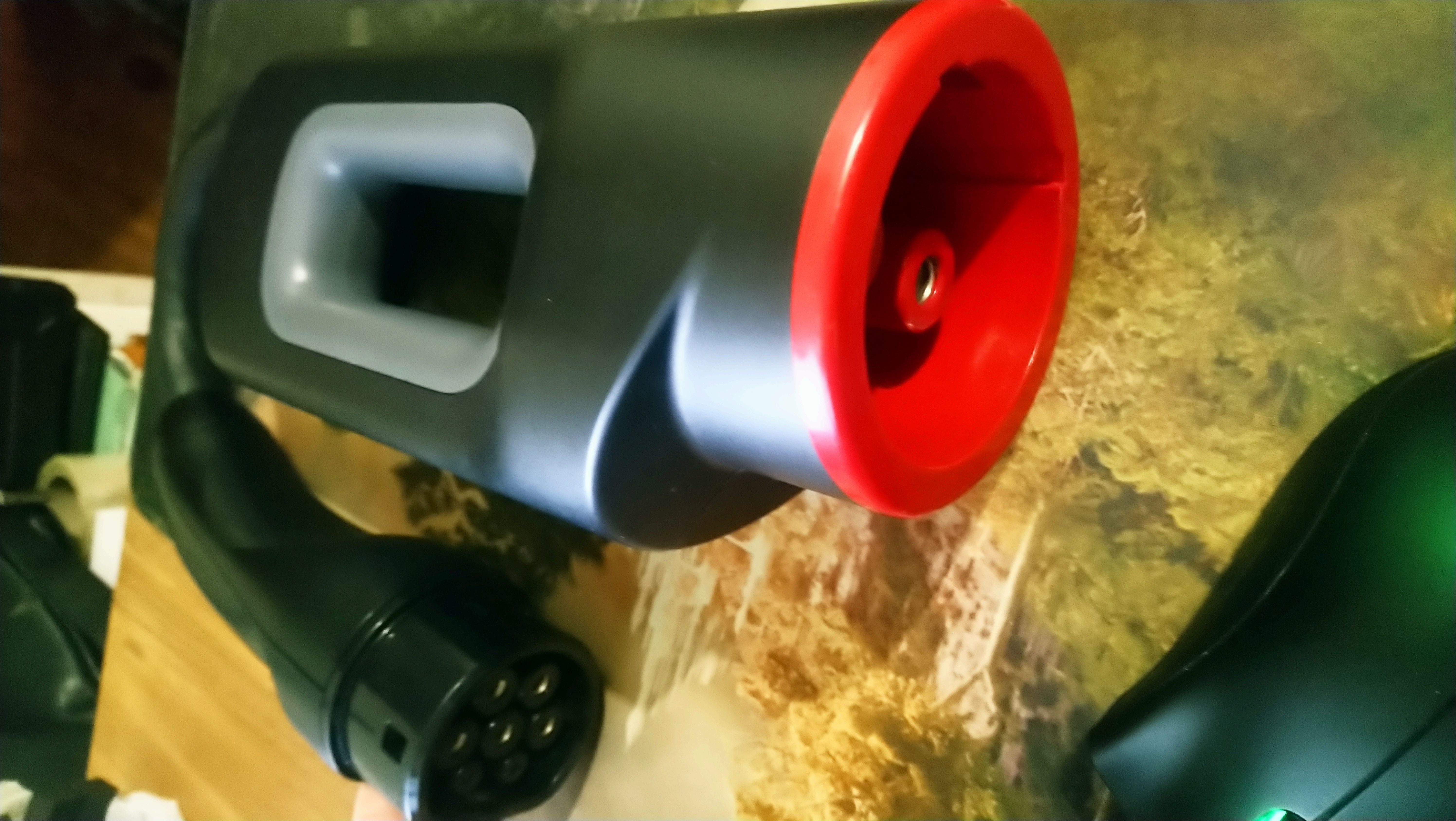 CHAdeMO connector from Tesla CHAdeMO ADAPTER EU real comparsion 3D print model_5