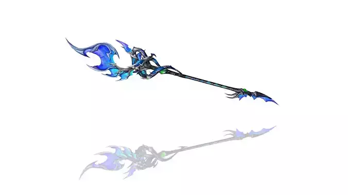 Mystic Scepter Low-poly 3D model