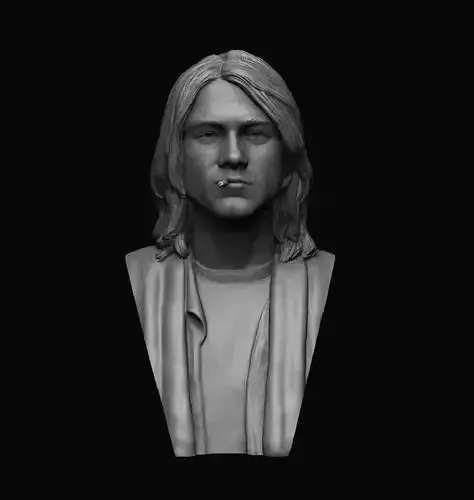 kurt cobain 3D print model