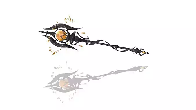 Relic Scepter Low-poly 3D model