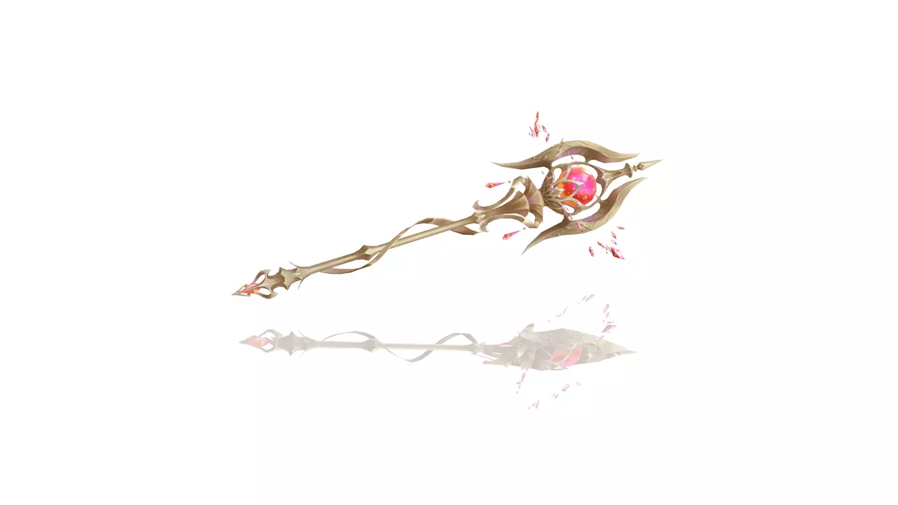 Relic Scepter Low-poly 3D model