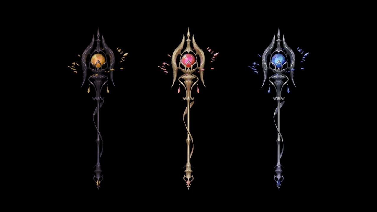 Relic Scepter Low-poly 3D model_4