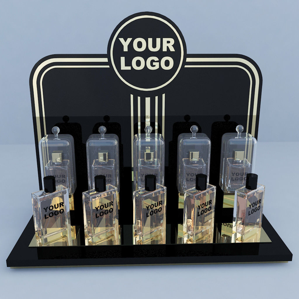 perfume stand 3D model_4