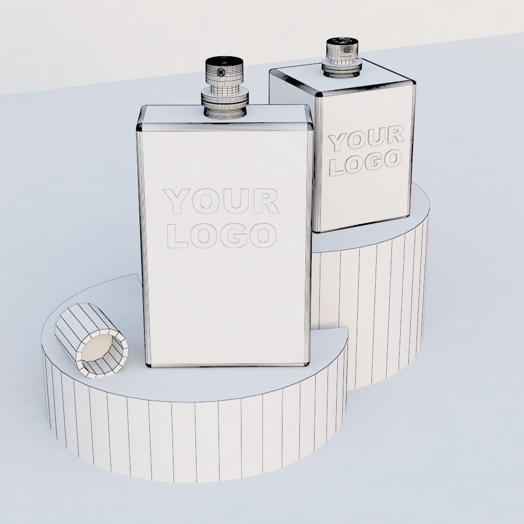 perfume stand 3D model_8