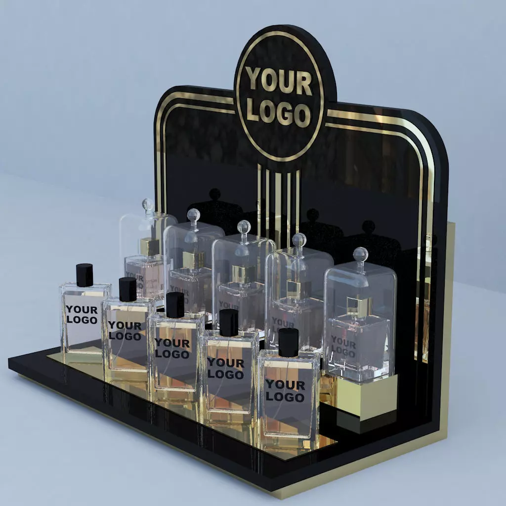 perfume stand 3D model_0