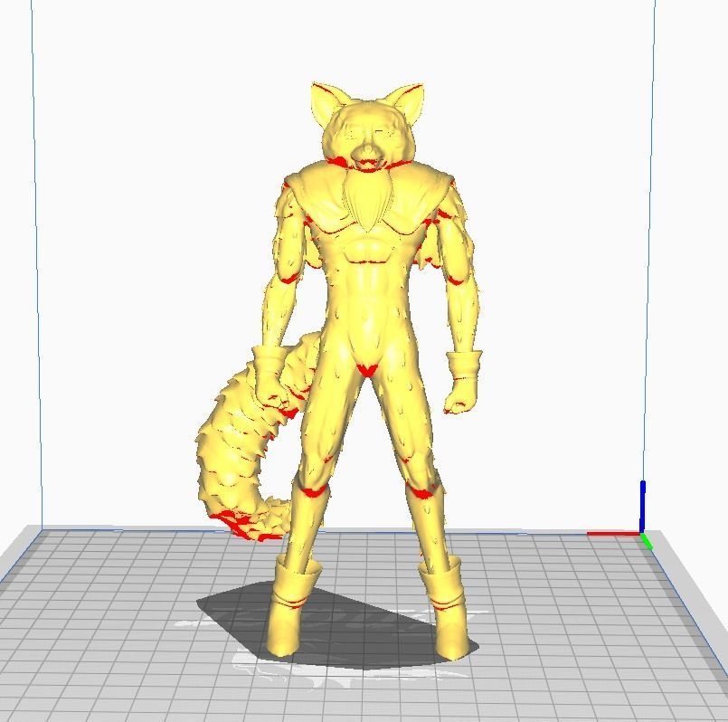 Basil the Kicker 3D Model 3D print model_2
