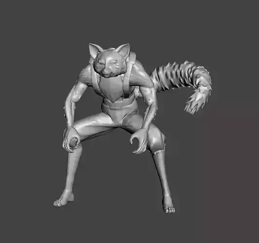 Venomous Fist Lavender 3D Model