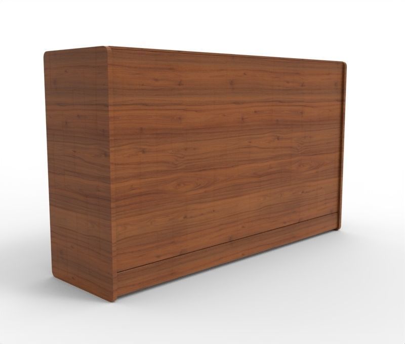 Modern Drawer Low-poly 3D model_4