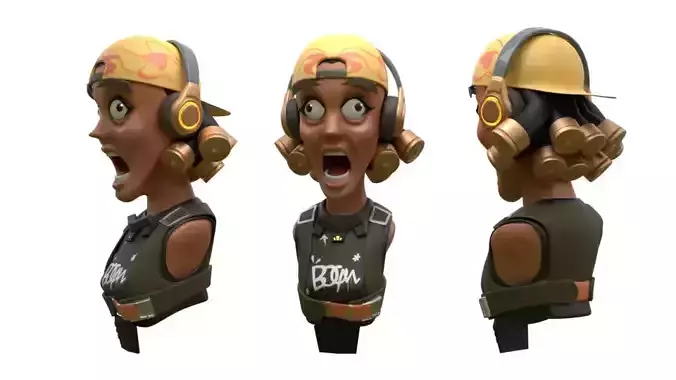 Raze model heart 3D model