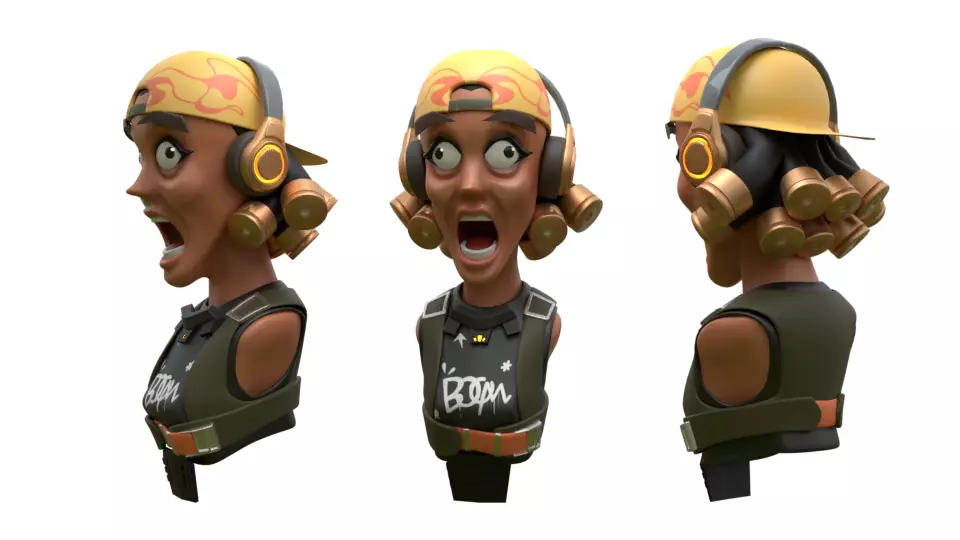 Raze model heart 3D model