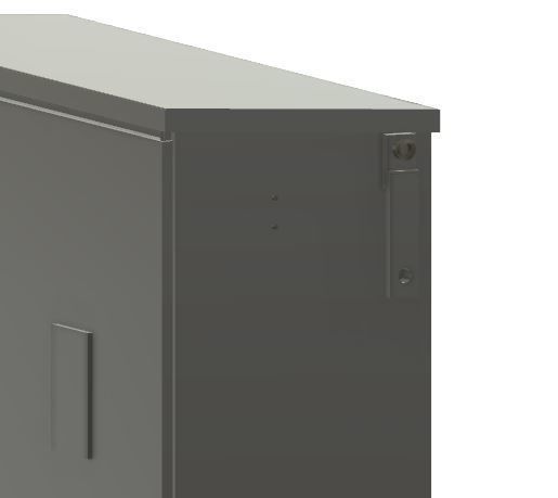 Model Railway Industrial 415volt Cabinet 3D print model_5
