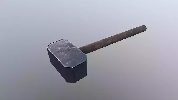 Low Poly Hammer 