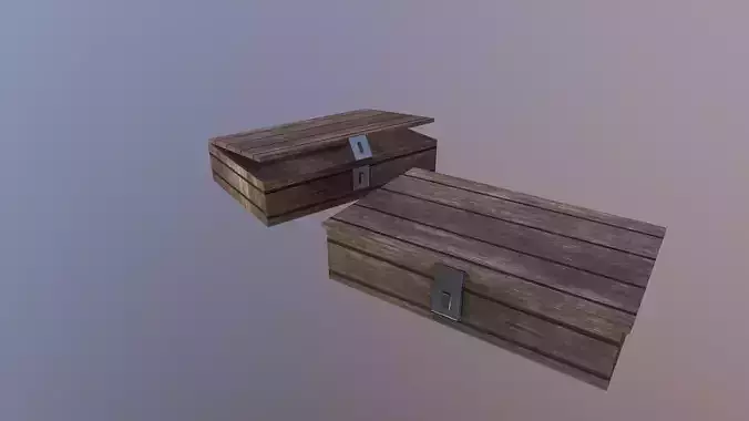 Low Poly Tool Boxes Free low-poly 3D model