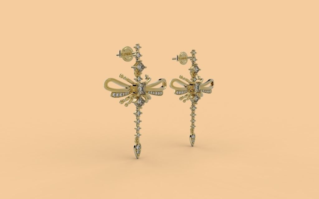 EARRING 391 JEWELRY 3D print model_3