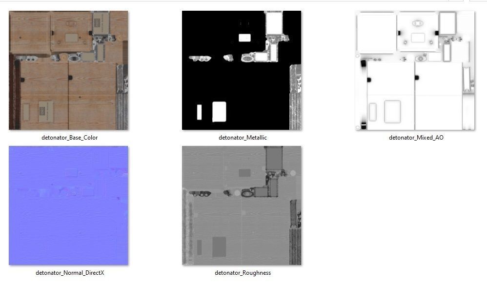 TNT Detonator Low-poly 3D model_10