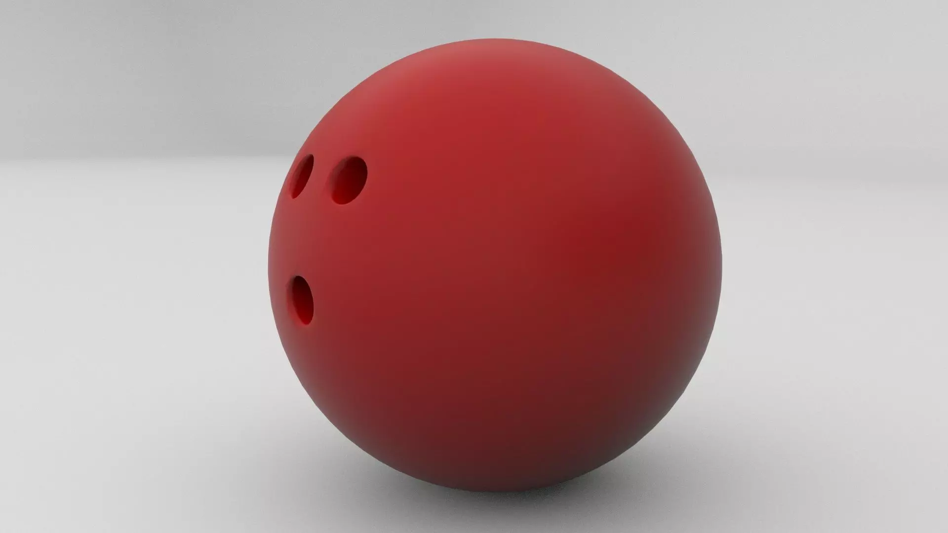 Bowling ball Low-poly 3D model_0