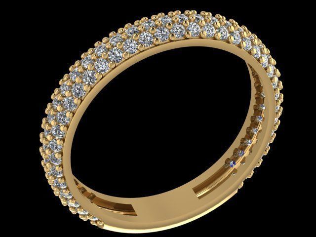 Diamond ring 3D print model_2