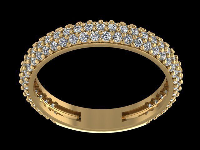 Diamond ring 3D print model_1