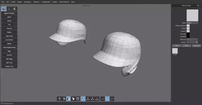 Baseball hitting helmet
