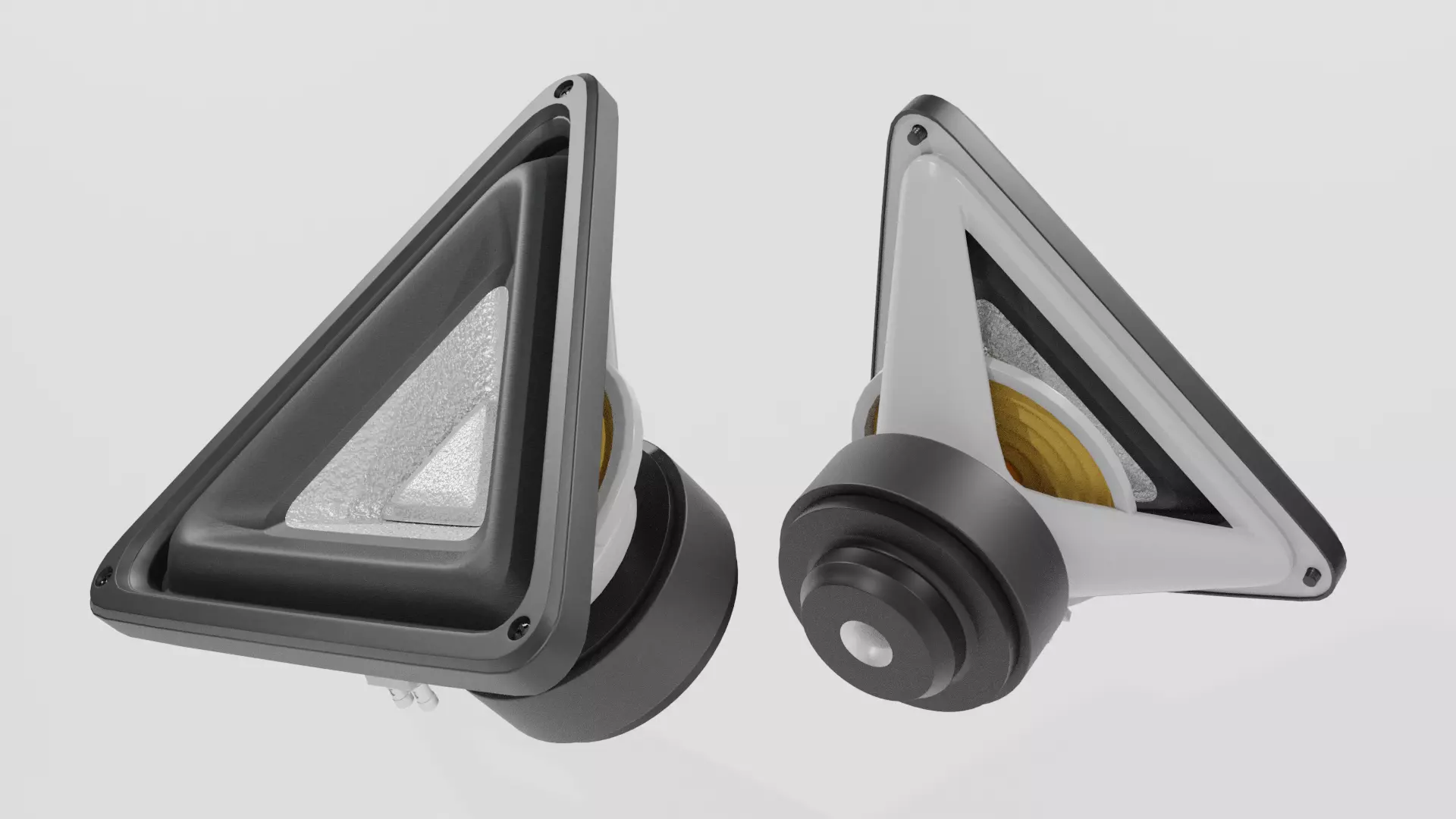 Speaker Woofer Triangle 05 - Blender 3d Free 3D model