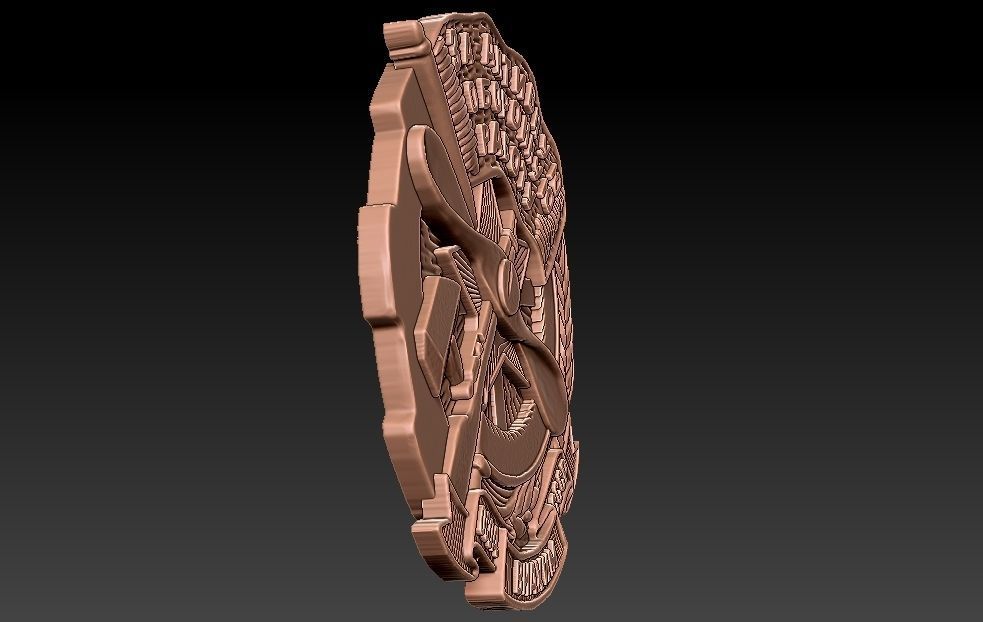 Badge Tool Motor  9th May 3D print model_2