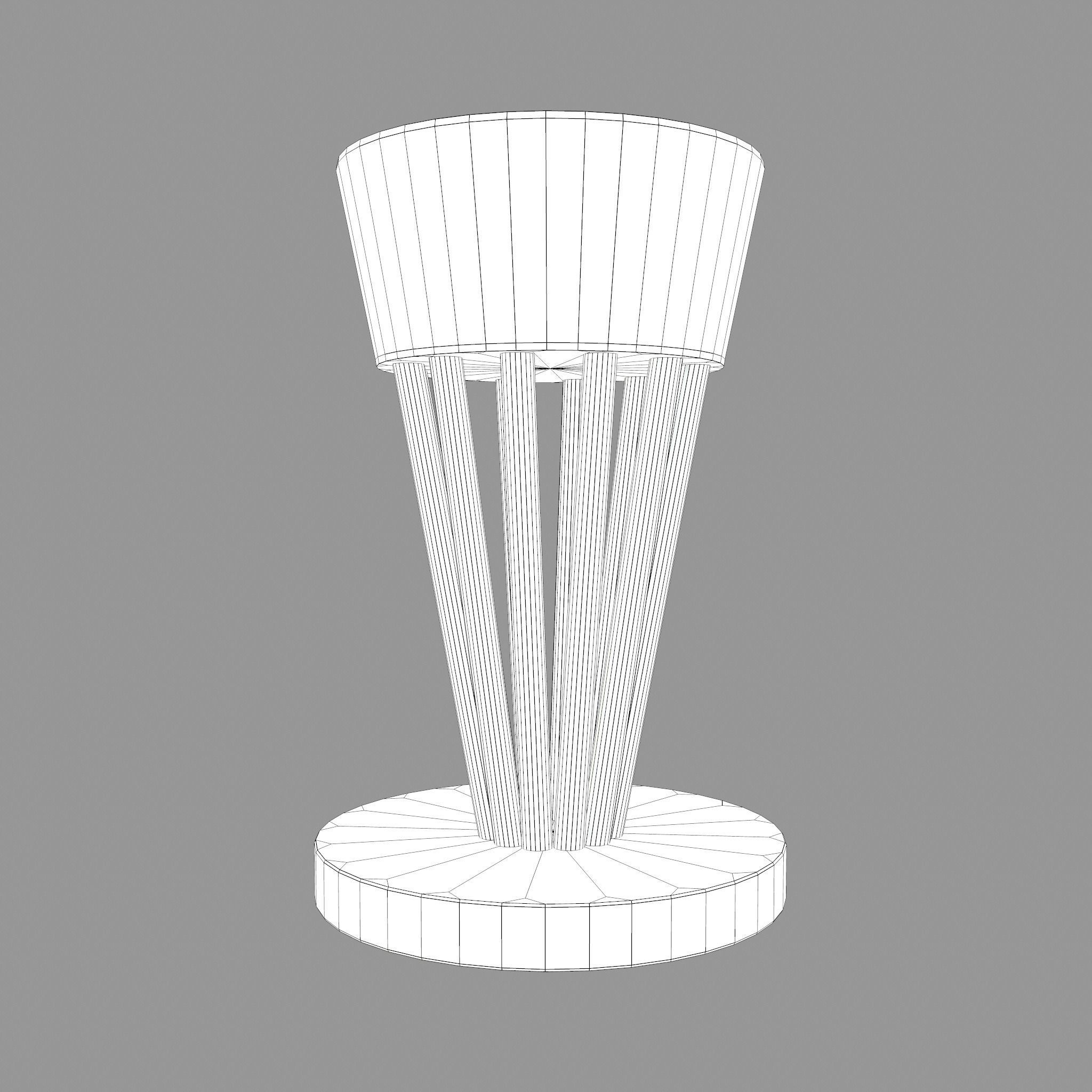Pottery Wheel Design Three Low-poly 3D model_18