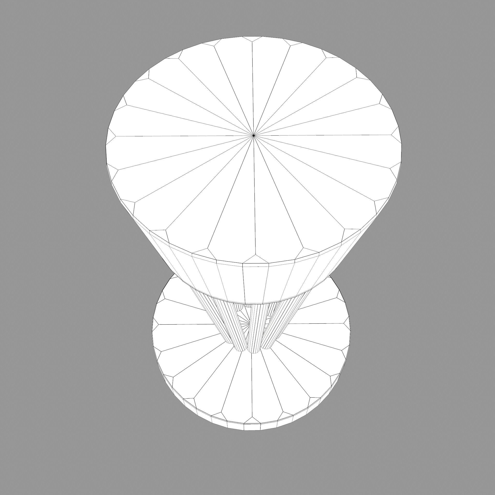 Pottery Wheel Design Three Low-poly 3D model_16
