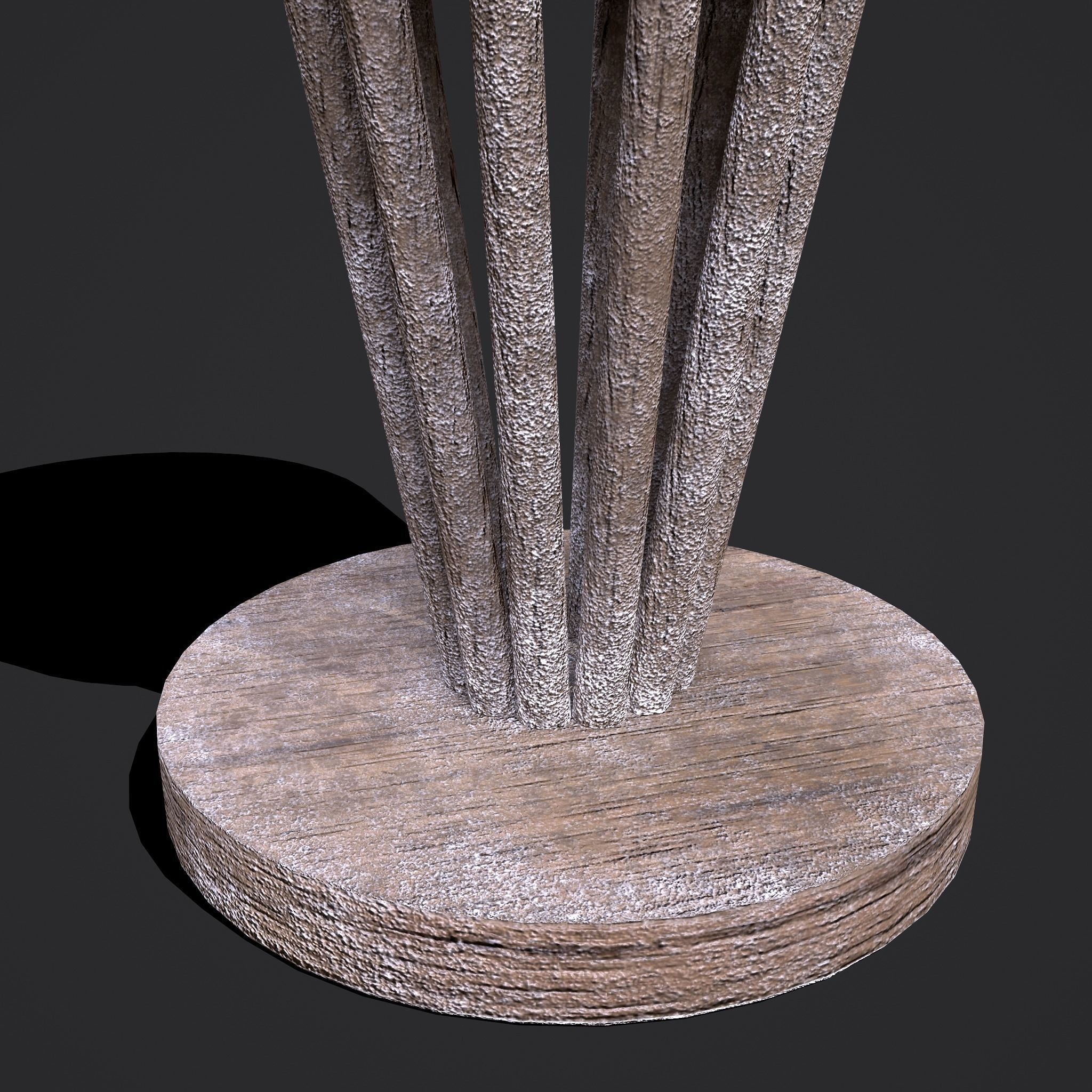Pottery Wheel Design Three Low-poly 3D model_5