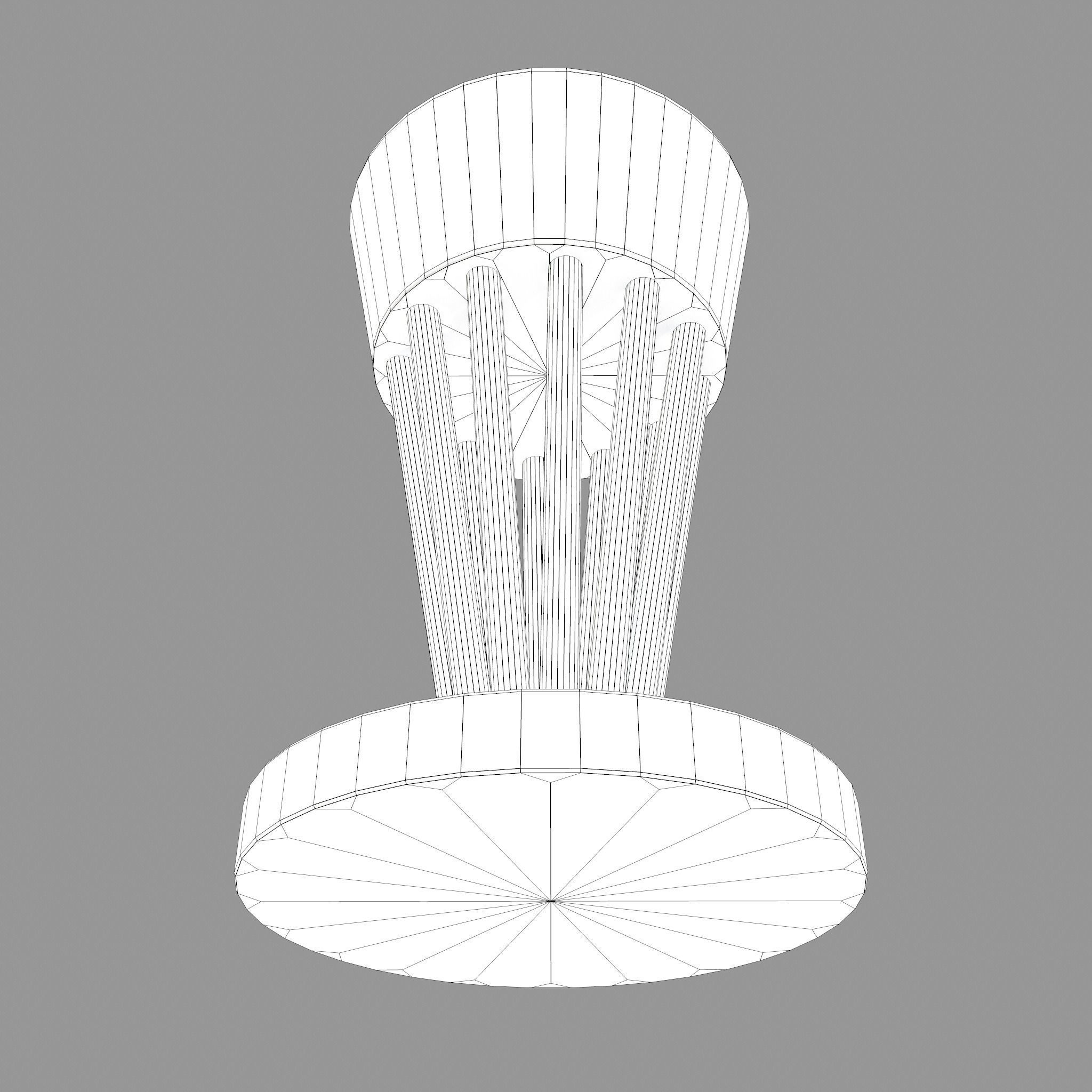 Pottery Wheel Design Three Low-poly 3D model_13