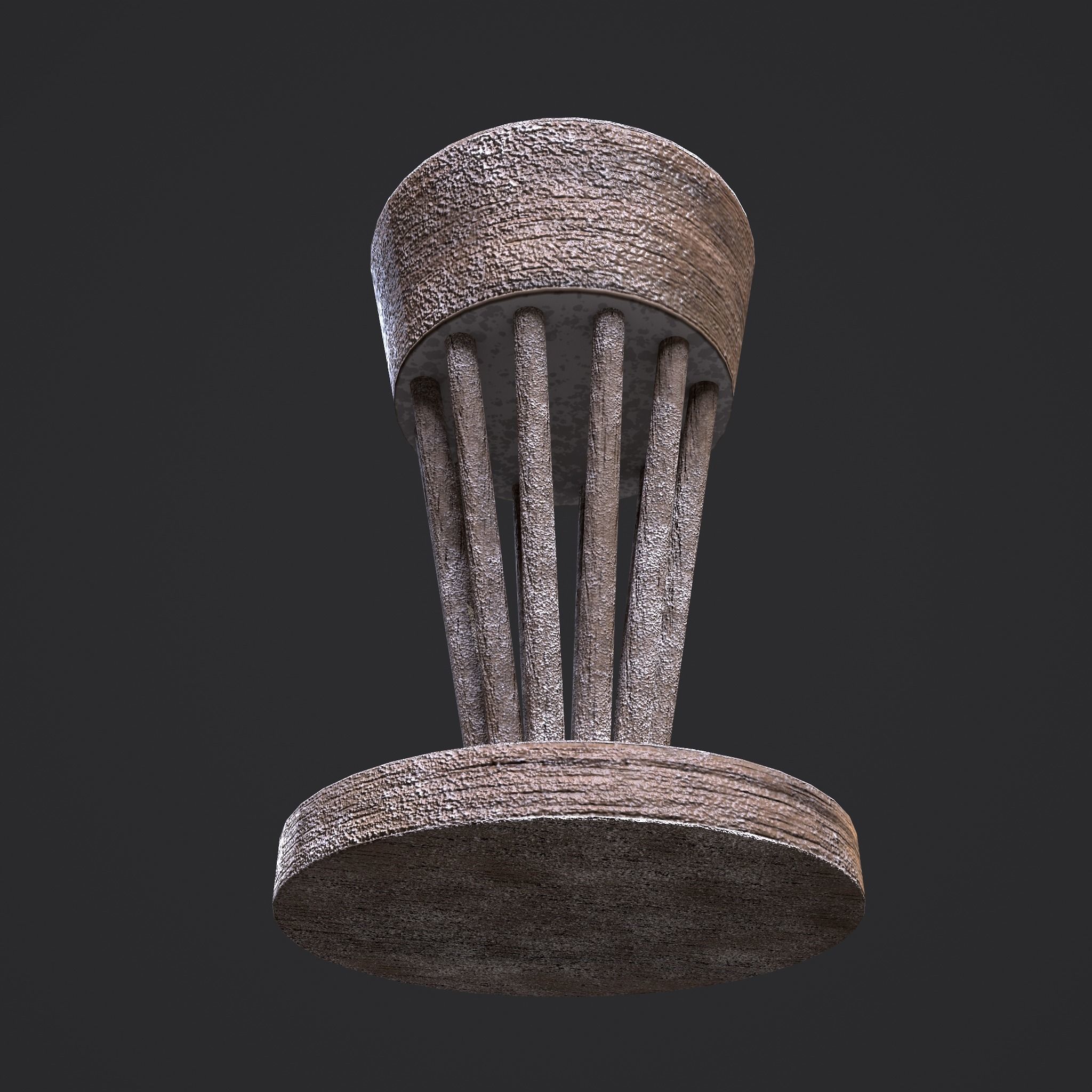 Pottery Wheel Design Three Low-poly 3D model_10