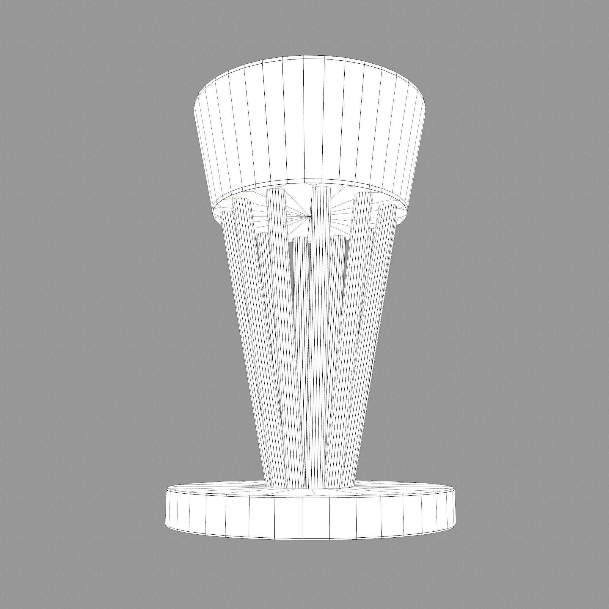 Pottery Wheel Design Three Low-poly 3D model_12